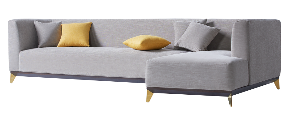 L ShapeModern Design Upholstered Living room Sofa 